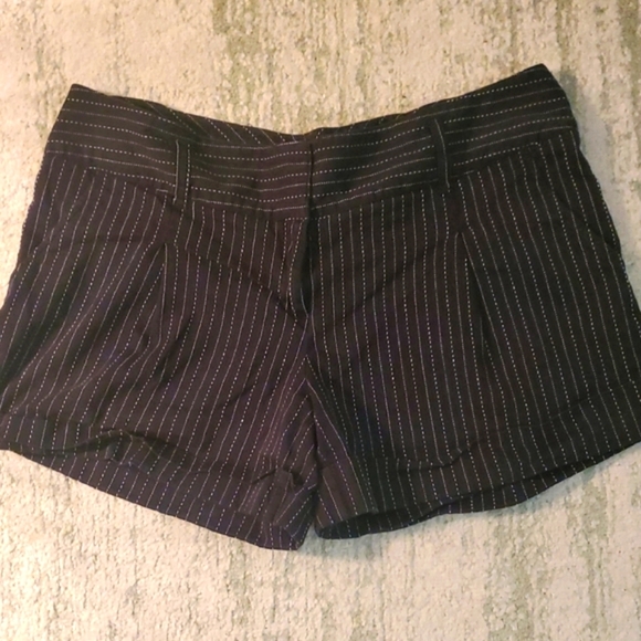 Metro Pants - Metro Black Pinstripe Women's Shorts